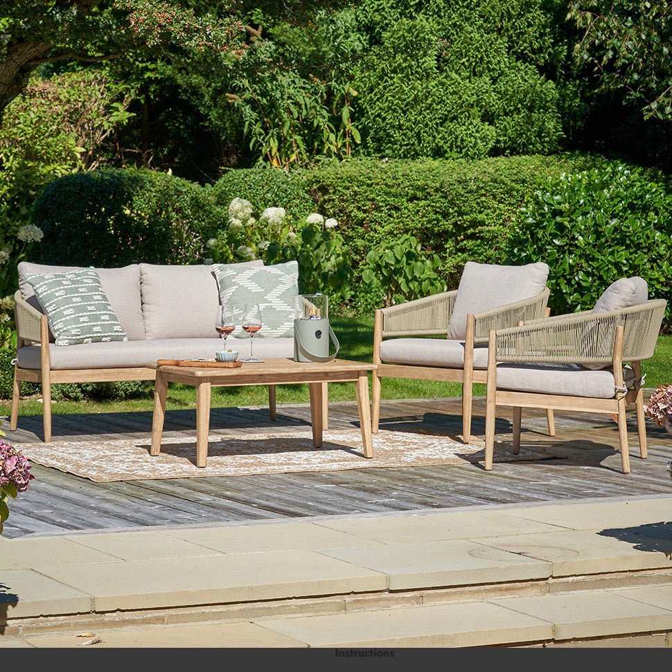 Denver Sage Green Outdoor Seating Set – Duck Barn Interiors