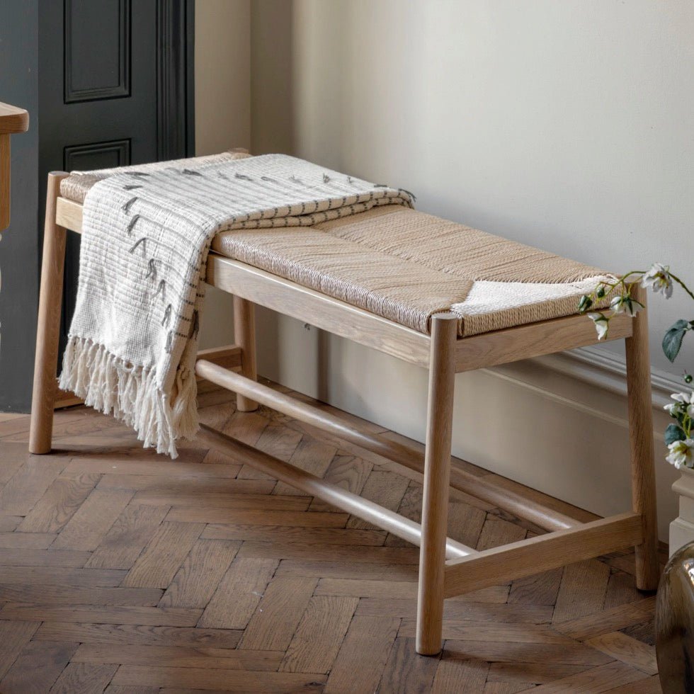 Eton Rope Bench Natural – Duck Barn Interiors