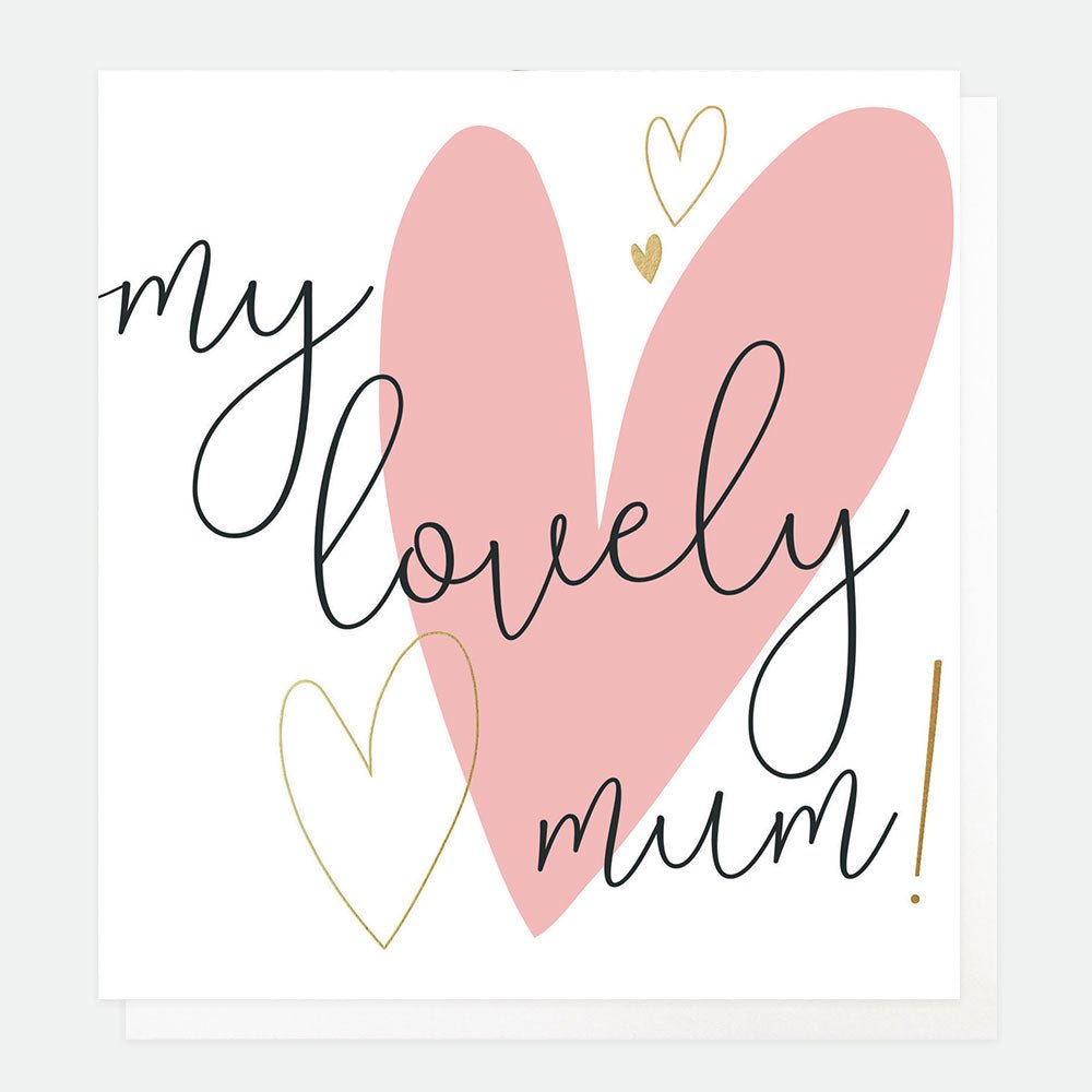 Caroline Gardner My Lovely Mum Hearts Card - Duck Barn Interiors