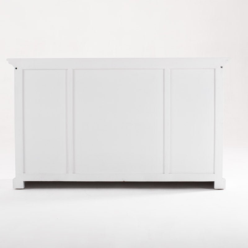 Halifax White Painted Buffet with 4 Doors & 3 Drawers - Duck Barn Interiors