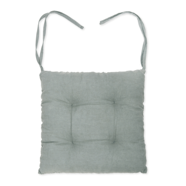 Linen Seat Pad Cushion - Rosemary - Duck Barn Interiors
