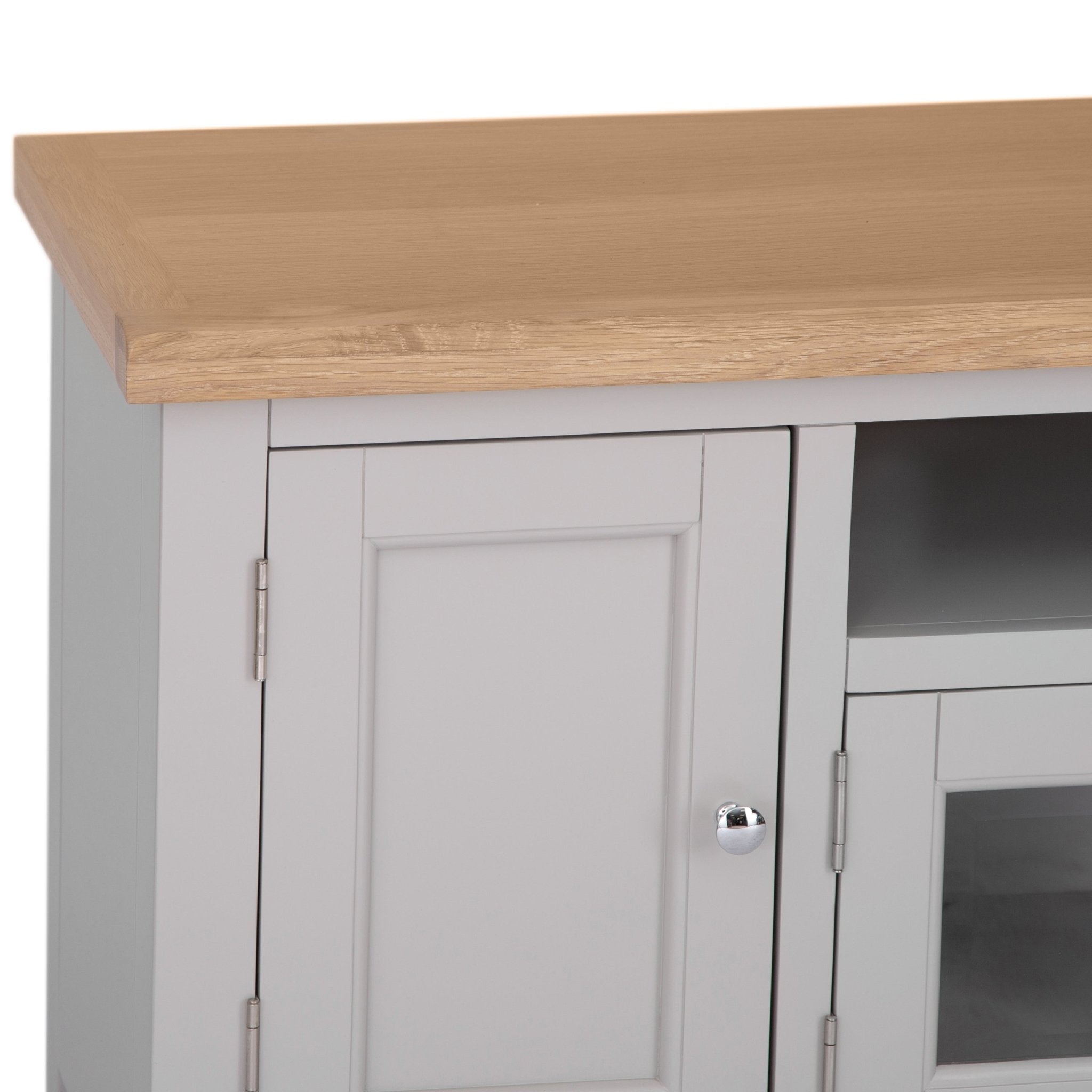 Loxhill Grey Large TV Stand - Duck Barn Interiors