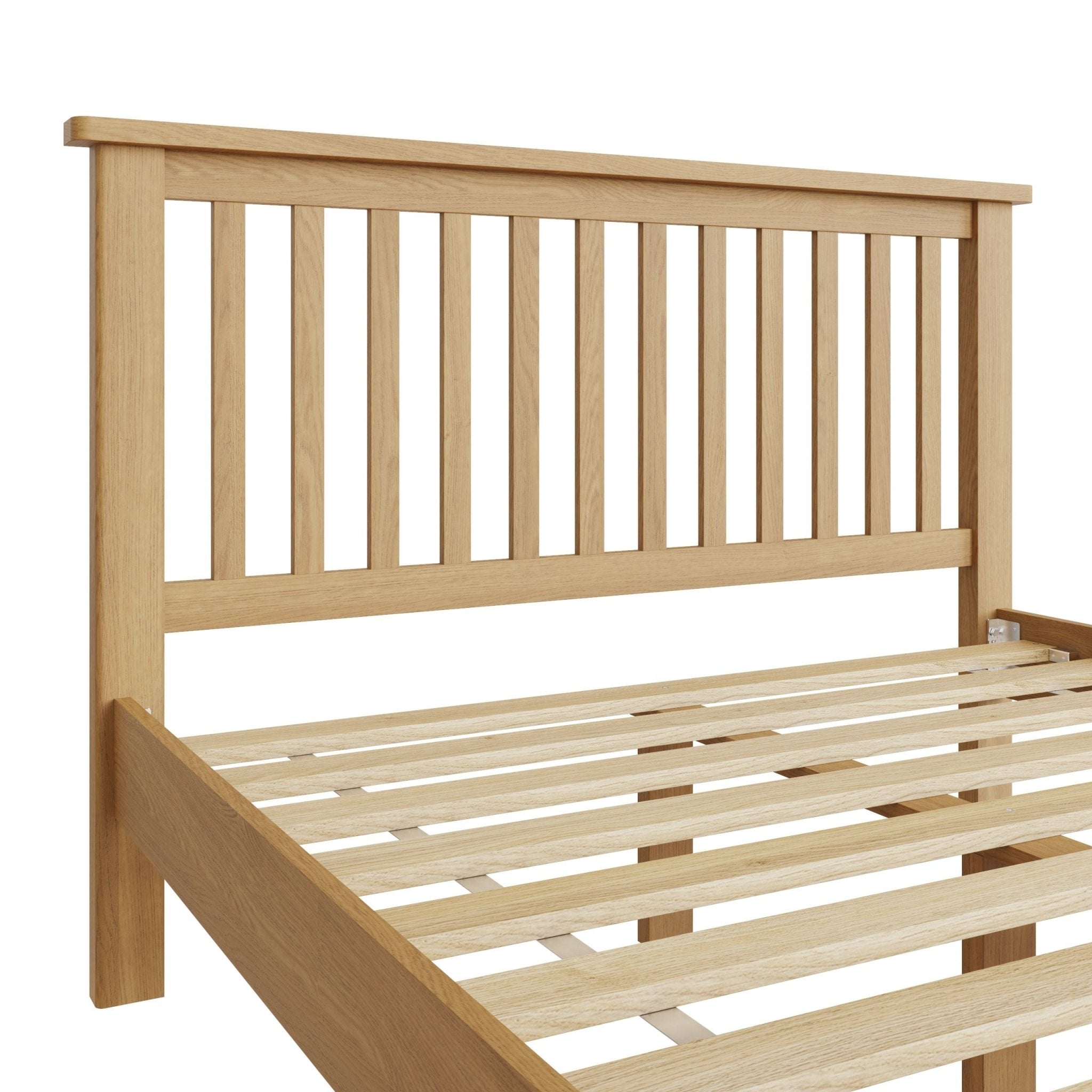 Loxwood Oak Double Bed Frame 4ft 6 - Duck Barn Interiors