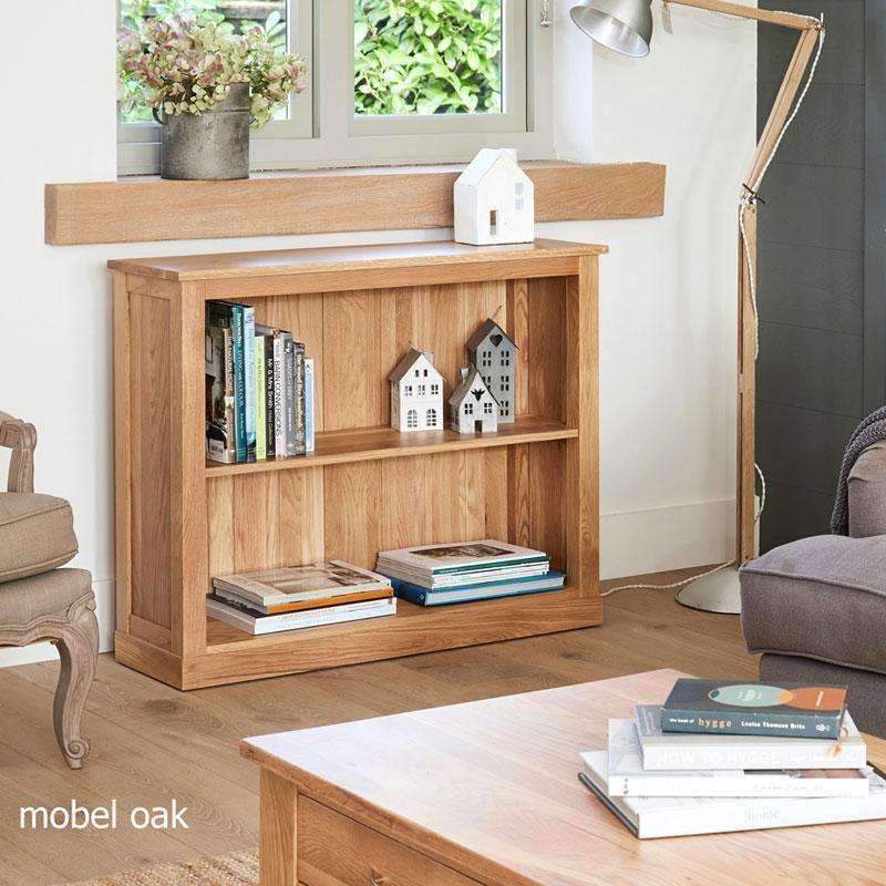 Mobel Oak Low Bookcase - Duck Barn Interiors
