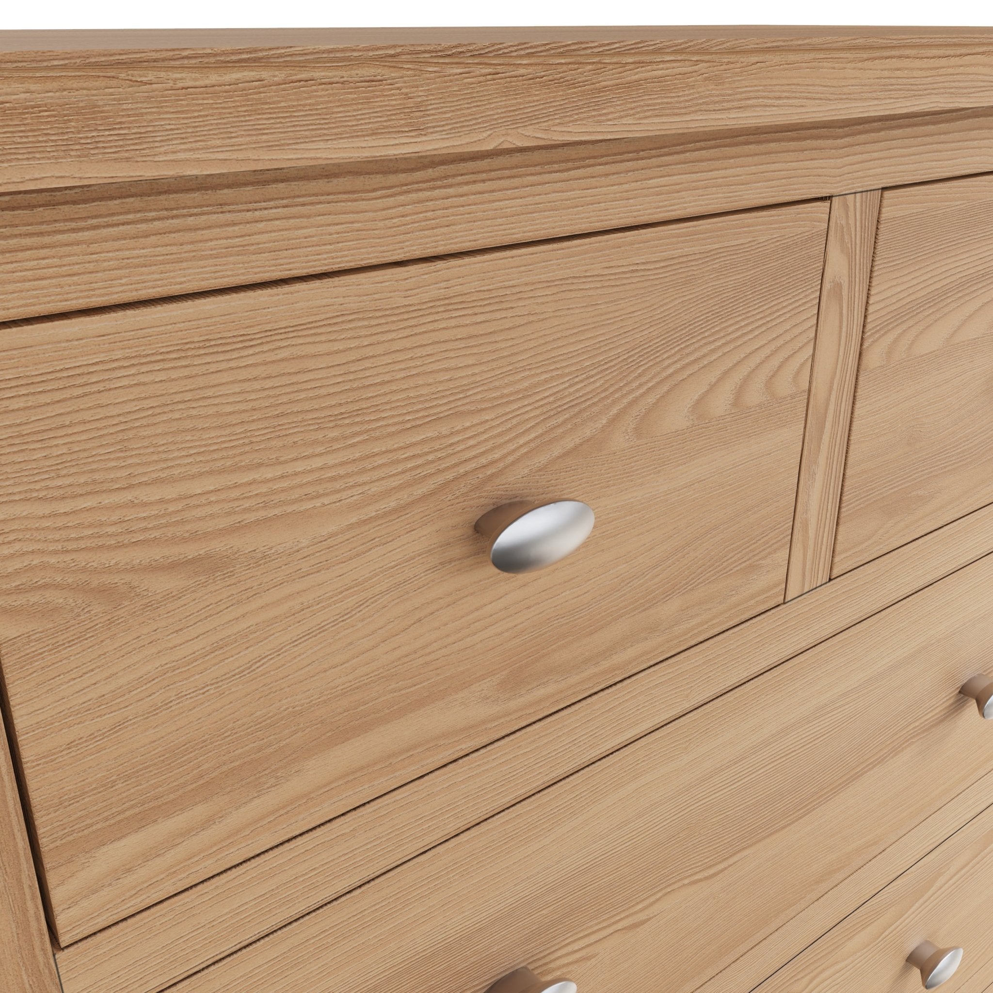 Ockley Oak 2 Over 3 Chest of Drawers - Duck Barn Interiors