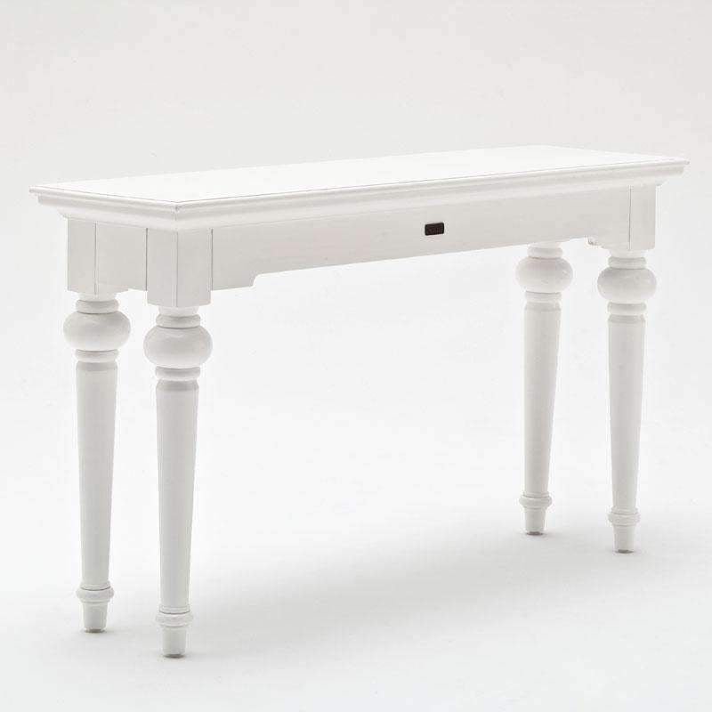 Provence White Painted Console Table - Duck Barn Interiors
