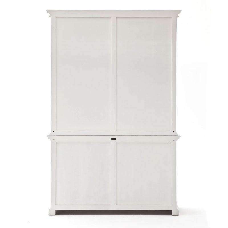 Provence White Painted Double Hutch Display Unit - Duck Barn Interiors