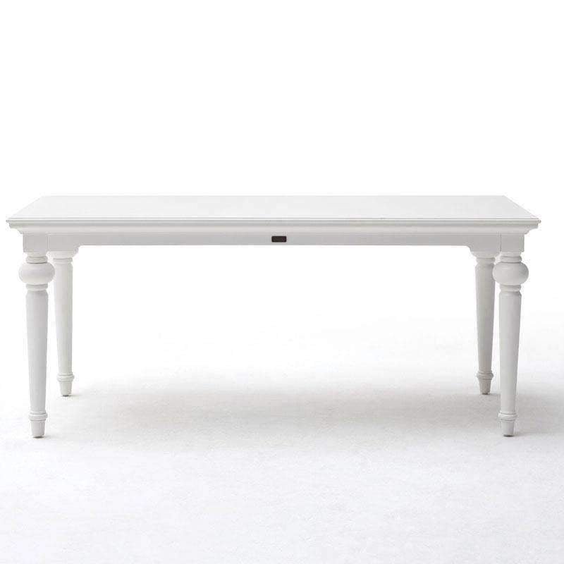 Provence White Painted Rectangular Dining Table 200cm - Duck Barn Interiors