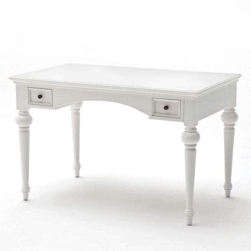 Provence White Painted Writing Desk - Duck Barn Interiors