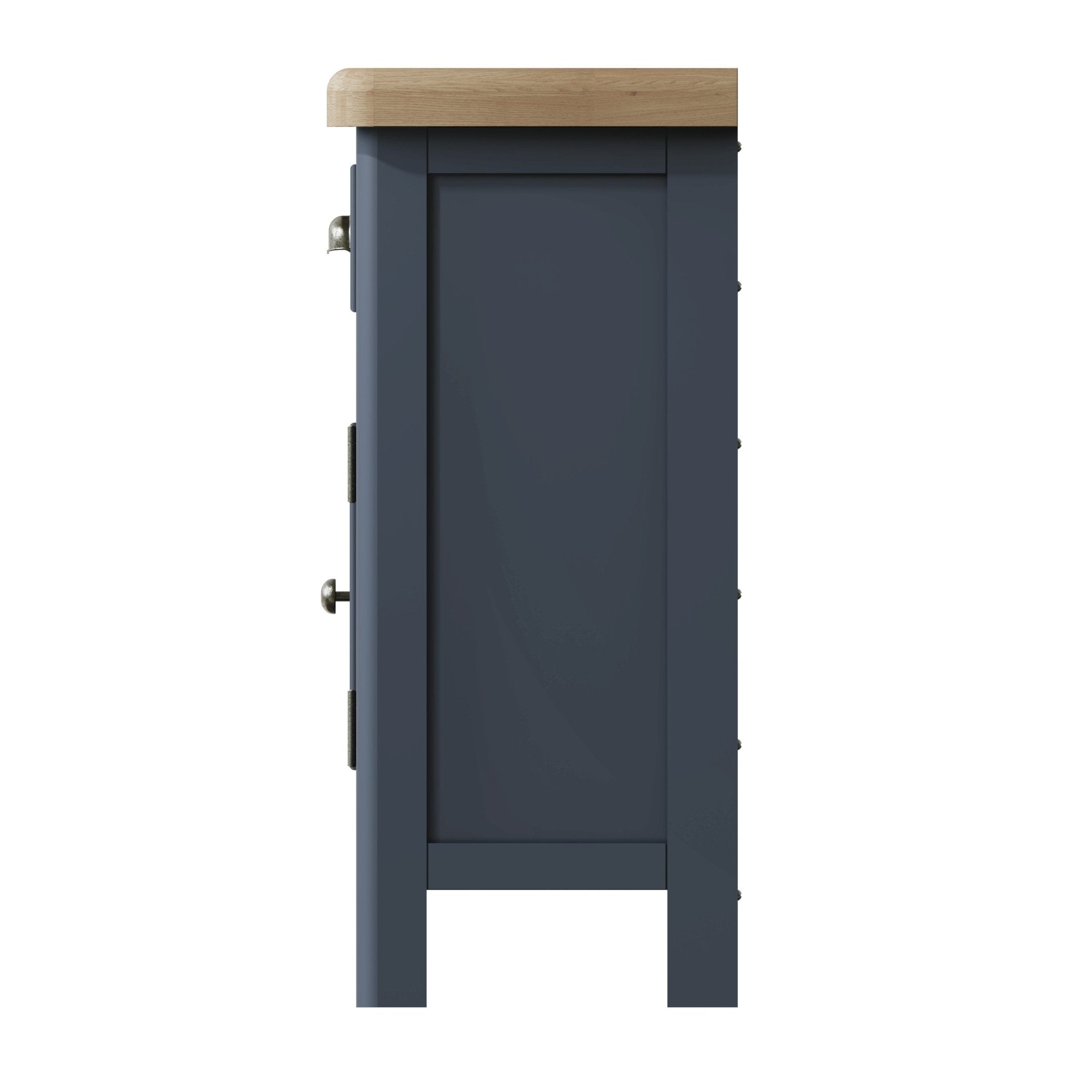 Rogate Blue Small 2 Door 1 Drawer Sideboard - Duck Barn Interiors