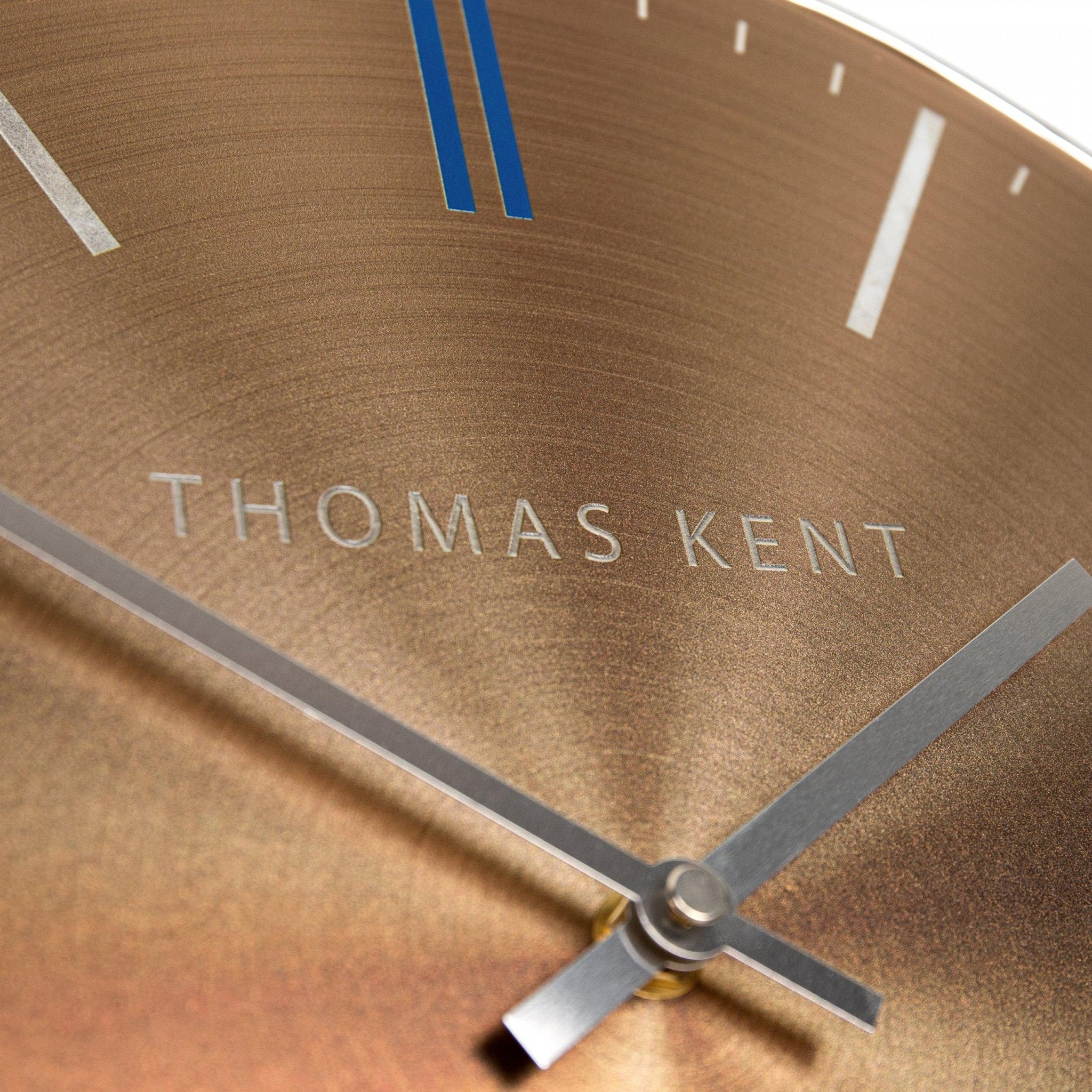 Thomas Kent Bistro Wall Clock - Amber 35cm - Duck Barn Interiors