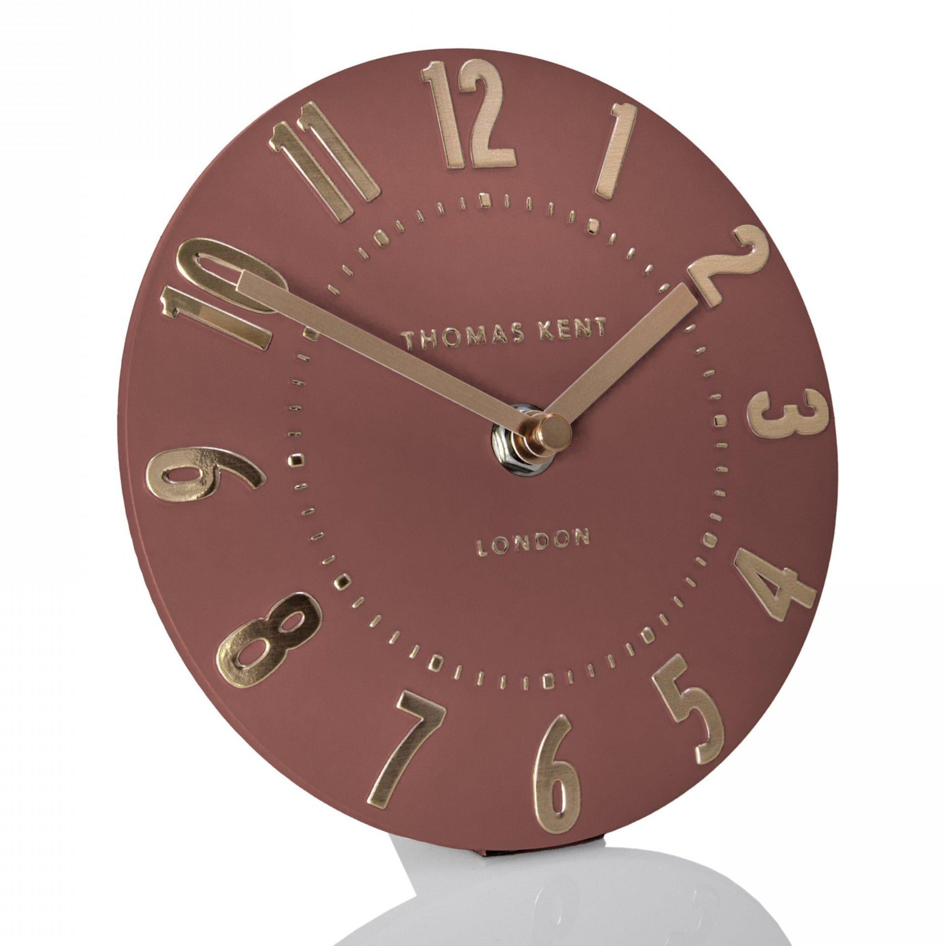 Thomas Kent Mulberry Mantel Clock - Auburn (15cm/6") - Duck Barn Interiors