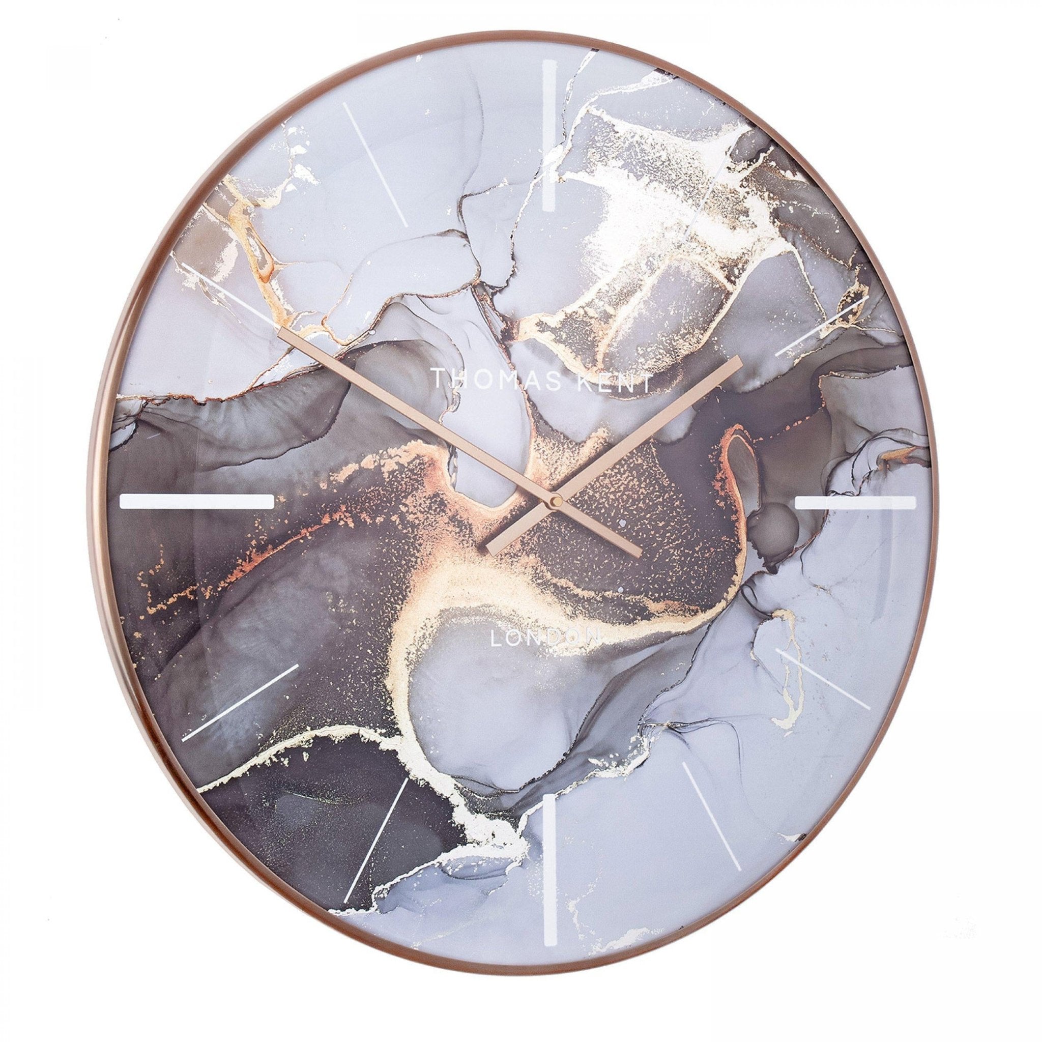 Thomas Kent Oyster Grand Clock Copper (66cm/26") - Duck Barn Interiors