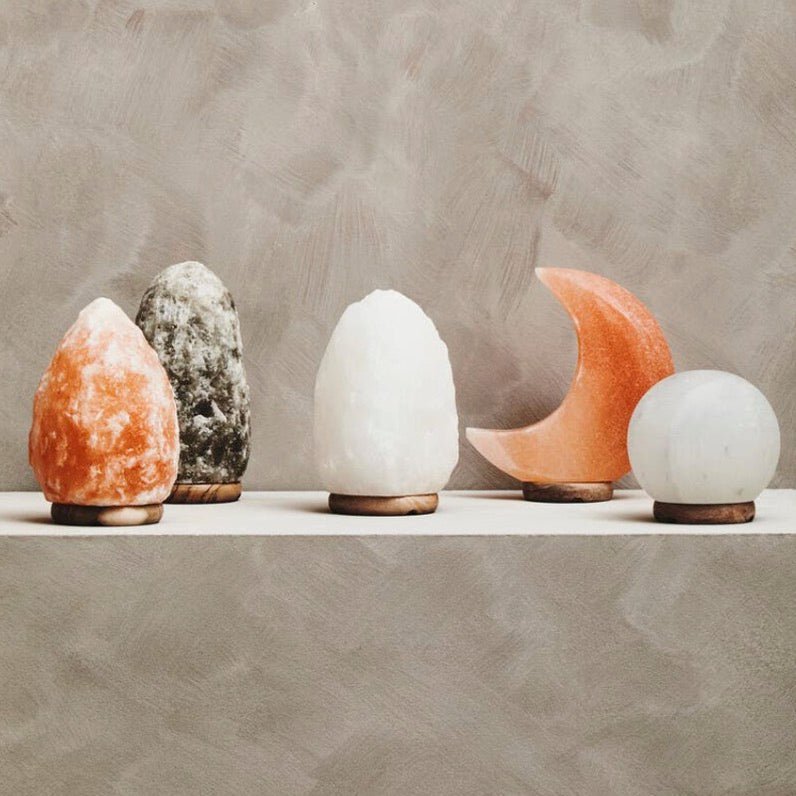 Natural Salt Lamps - Duck Barn Interiors