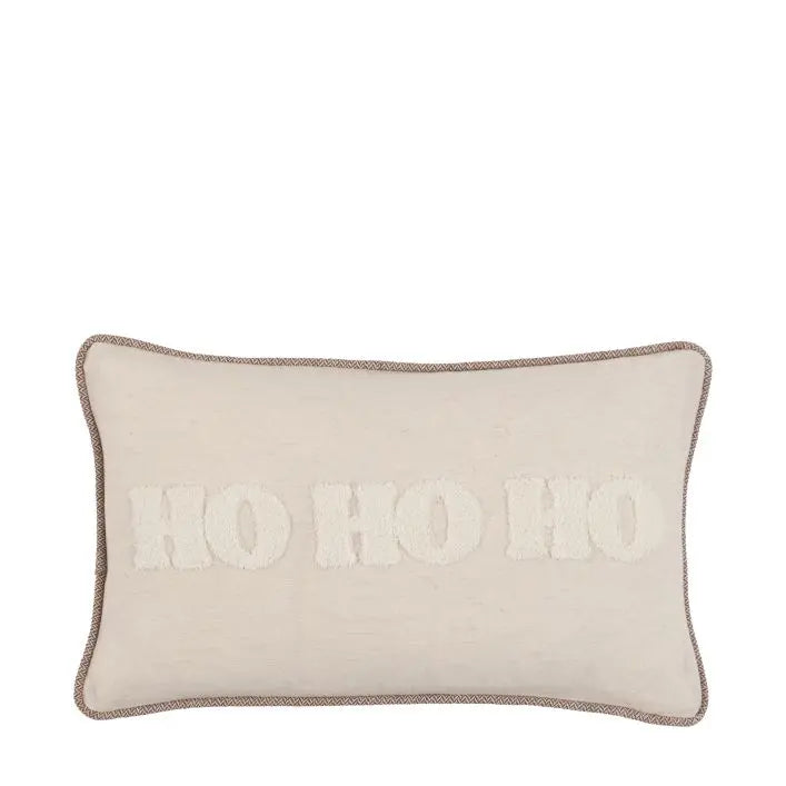 Deco Luxe HoHoHo Embroidered Cushion