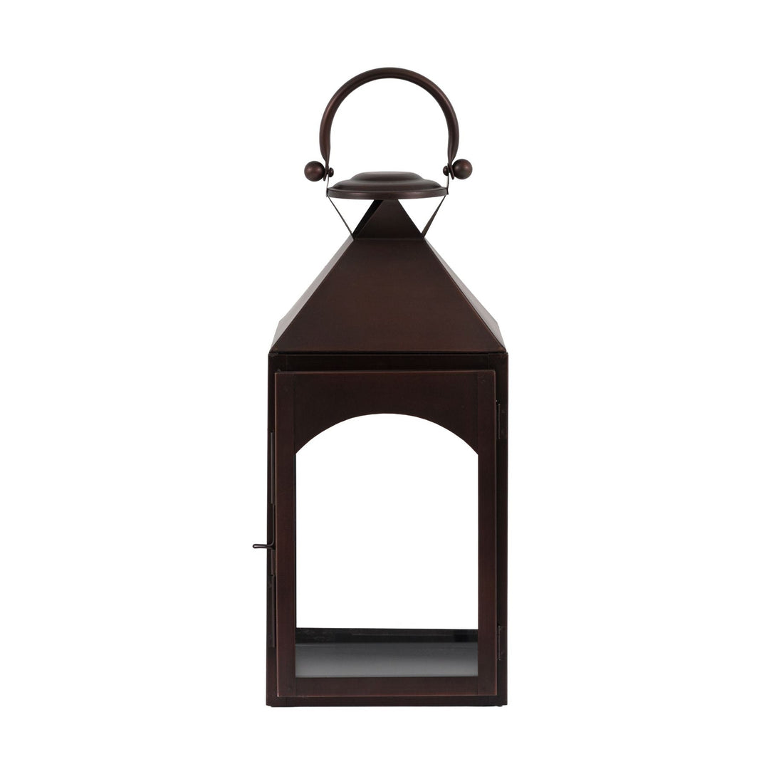 Metal Lantern - Brown Small