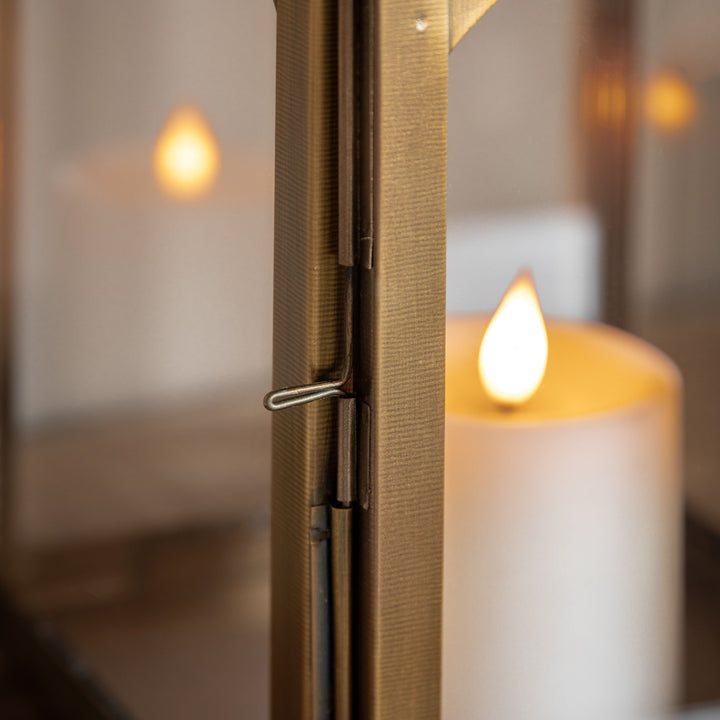Metal Lantern - Gold Small