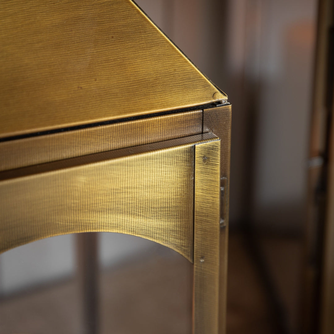 Metal Lantern - Gold Small
