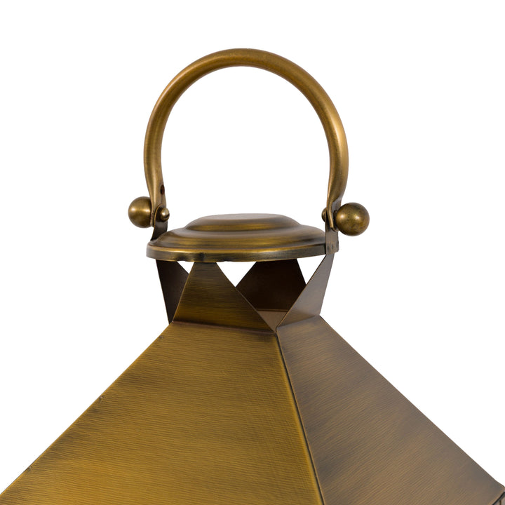 Metal Lantern - Gold Small