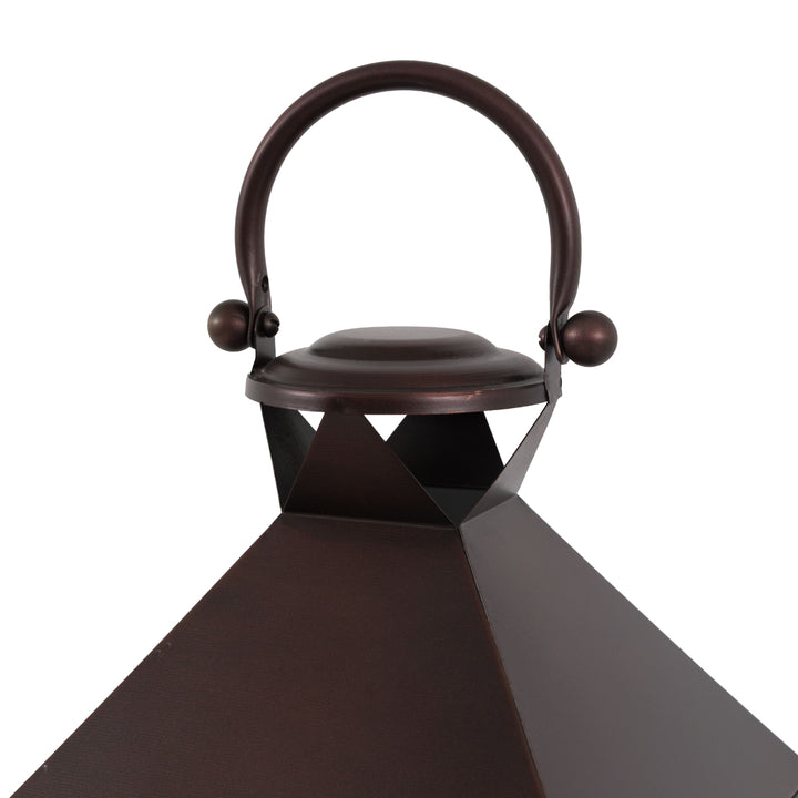 Metal Lantern - Brown Small