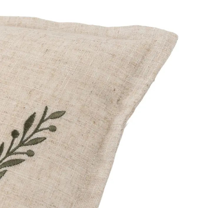 Woodland Embroidered Merry Cushion
