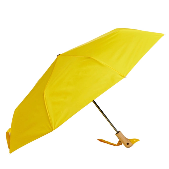 Yellow Compact Eco-Friendly Duck Umbrella