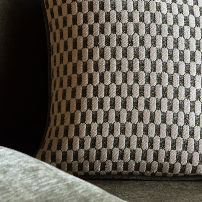 Marais Jacquard Cushion - Olive