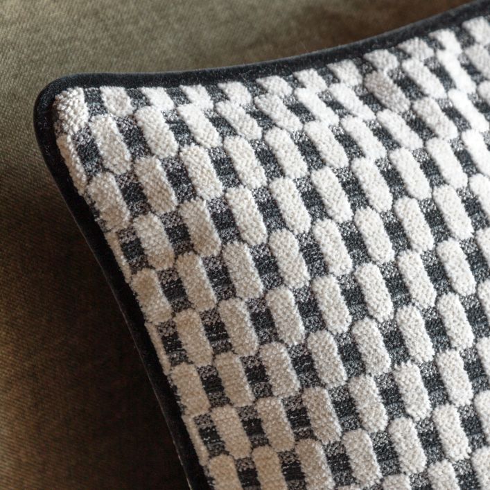 Marais Jacquard Cushion - Slate