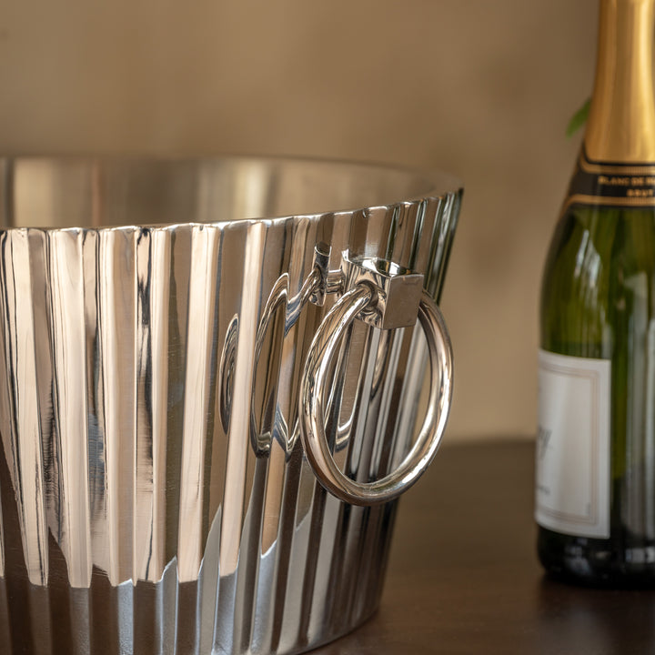Polished Fluted Champagne Bucket
