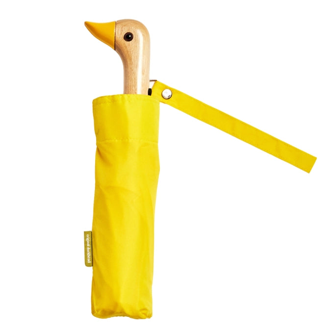 Yellow Compact Eco-Friendly Duck Umbrella