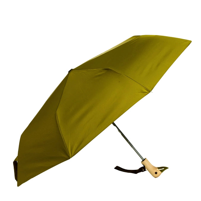 Olive Compact Eco-Friendly Duck Umbrella