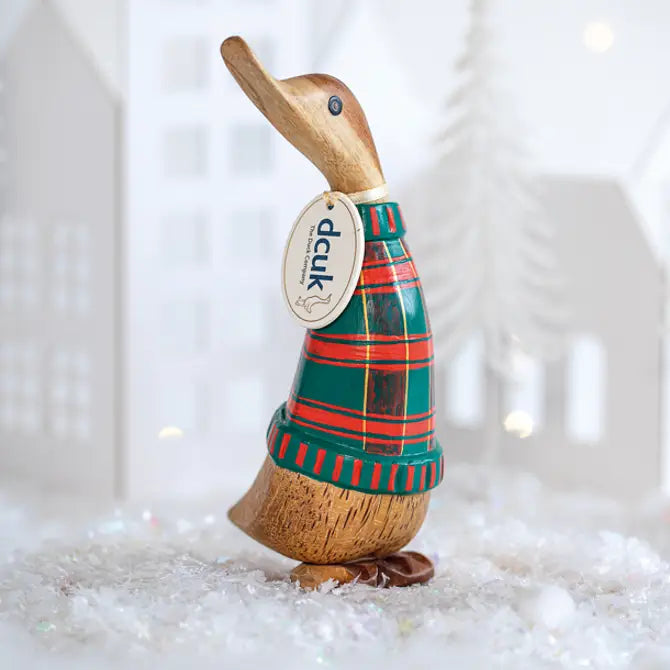 DCUK Christmas Jumper Duckling - Tartan