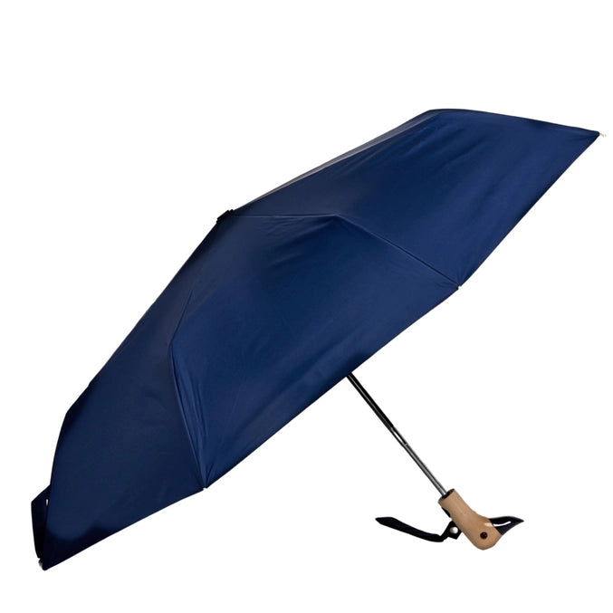 Navy Compact Eco-Friendly Duck Umbrella