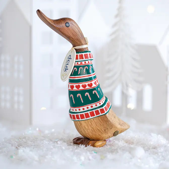 DCUK Christmas Jumper Duckling - Candy Cane