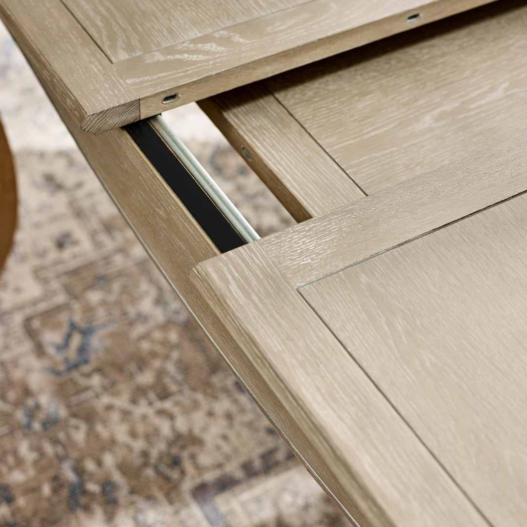 Camille Rectangular Extending Dining Table - Limed Oak