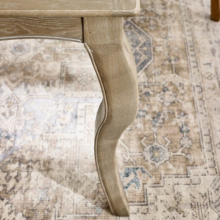 Camille Rectangular Extending Dining Table - Limed Oak