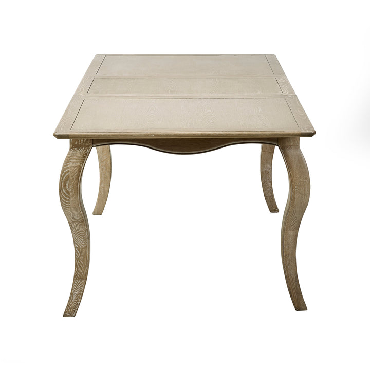 Camille Rectangular Extending Dining Table - Limed Oak