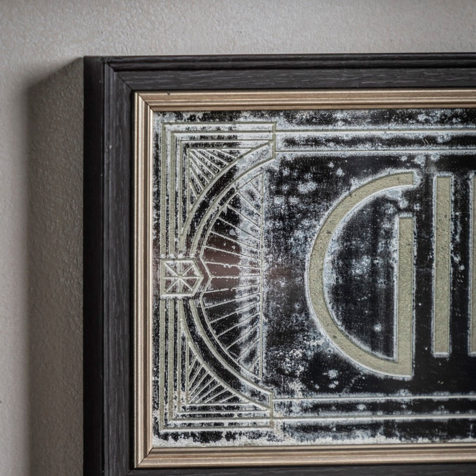 Gin Bar Printed Mirror