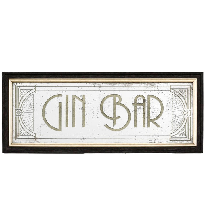 Gin Bar Printed Mirror