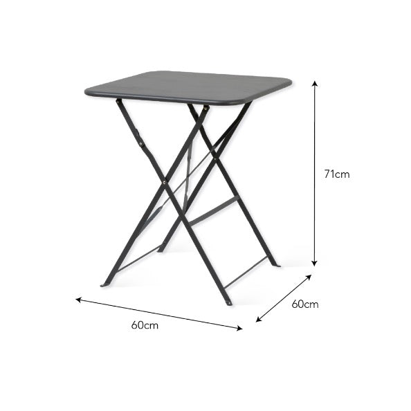 Elmley Bistro Table - Carbon