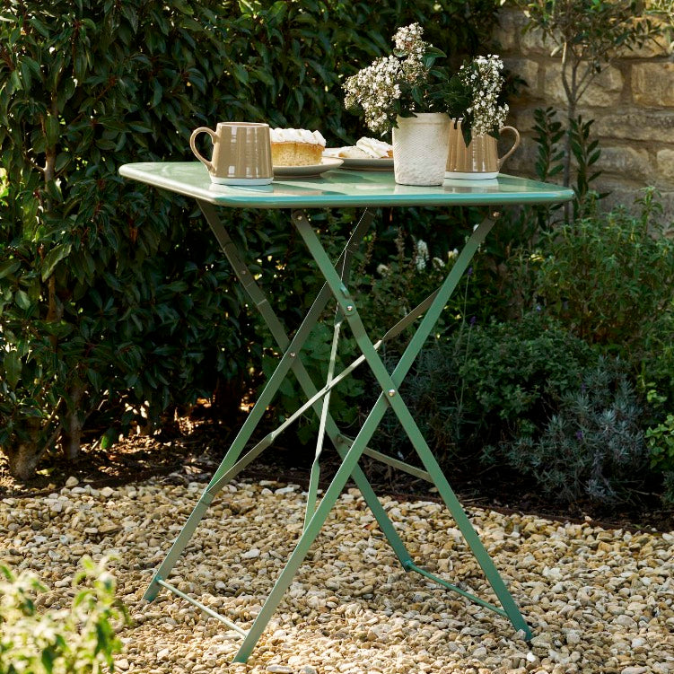Elmley Bistro Table - Thistle Green