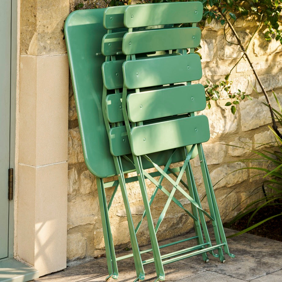 Elmley Bistro Set - Thistle Green