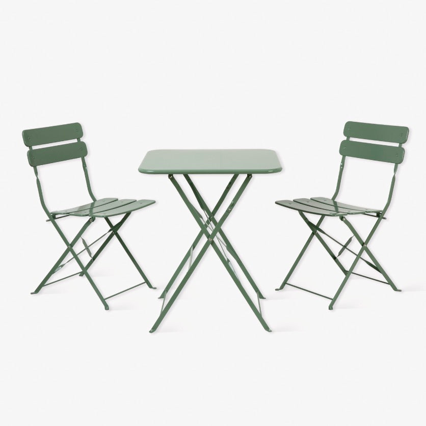 Elmley Bistro Set - Thistle Green