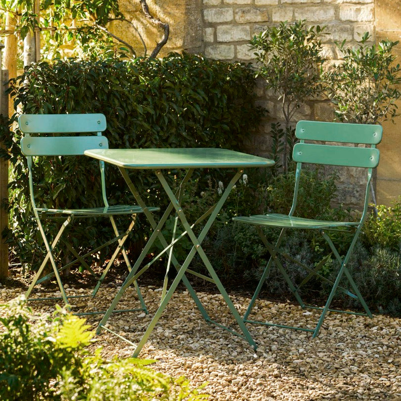 Elmley Bistro Set - Thistle Green