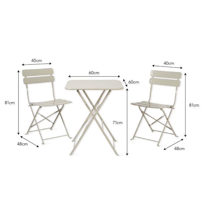 Elmley Bistro Set - Clay