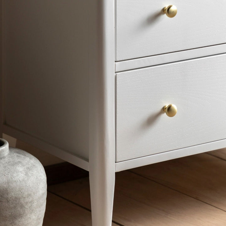 Acton 3 Drawer Chest - White