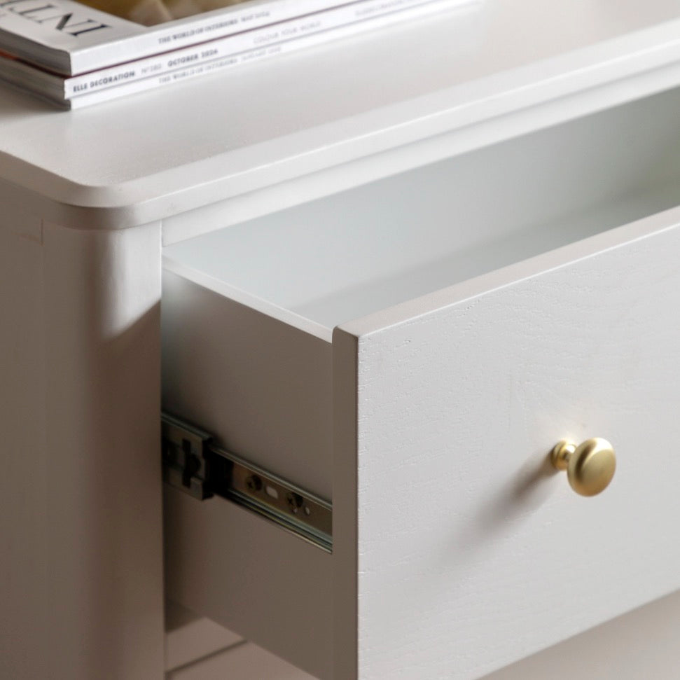 Acton 3 Drawer Chest - White