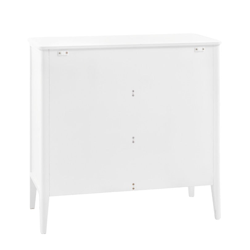 Acton 3 Drawer Chest - White