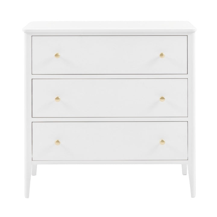 Acton 3 Drawer Chest - White