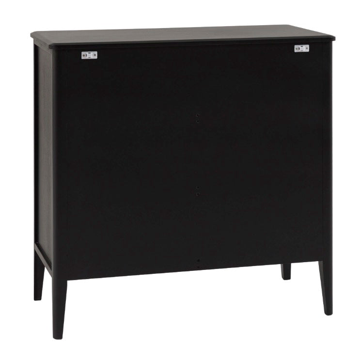 Acton 3 Drawer Chest - Black